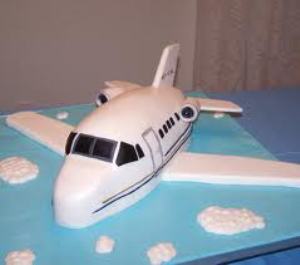 Fondant Aeroplane cake