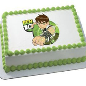 1KG Ben Ten Designer Photo cake