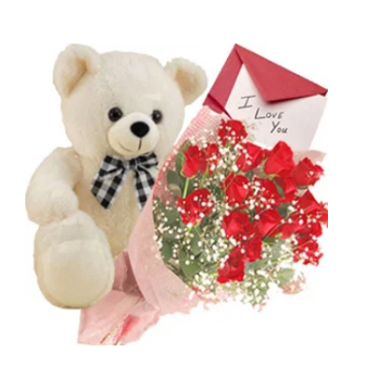Valentine Roses n Teddy