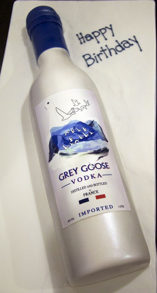 1.5 KG Grey Goose Vodka Cake