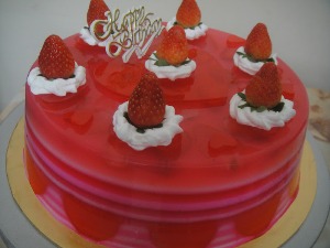 Strawberry cake