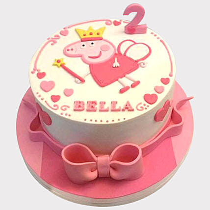 1.5 kg Peppa Pig fondant Cake