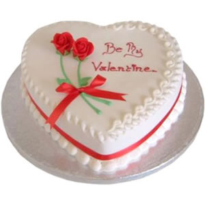 Heart Shape Pineapple eggless cake