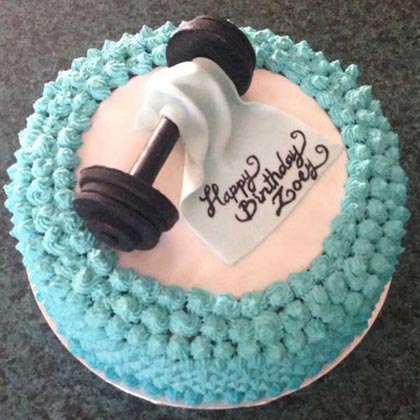 3 KG Dumbell Theme Cake