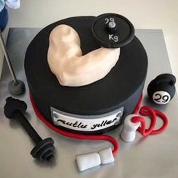 2 KG Biceps Theme Cake